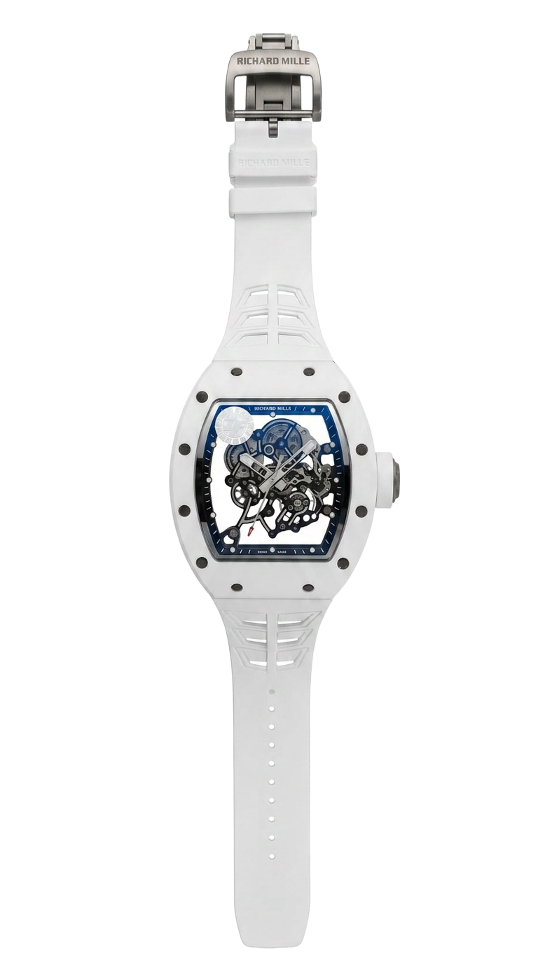 Richard Mille RM 055 — White Ceramic